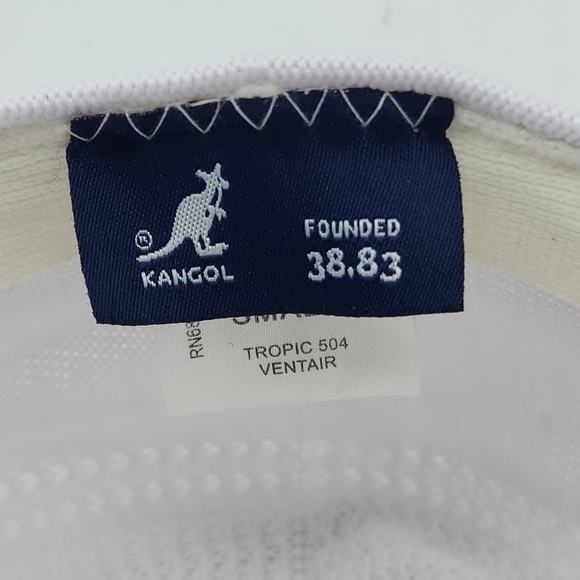 Kangol Tropic 504 Ventair Ivy Cap In White Size Small - Picture 8 of 16